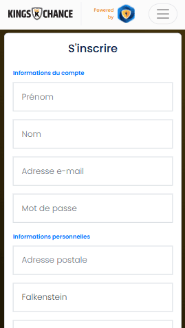 Kings Chance Casino Inscription Connexion à King Chance Casino Francophone en 2025